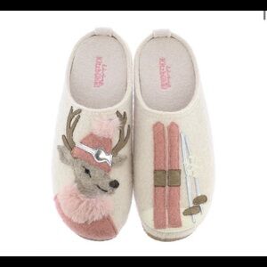Living Kitzbuhel Austrian Wool Slippers Kitz Hat Women’s US 6.5 EU 37
